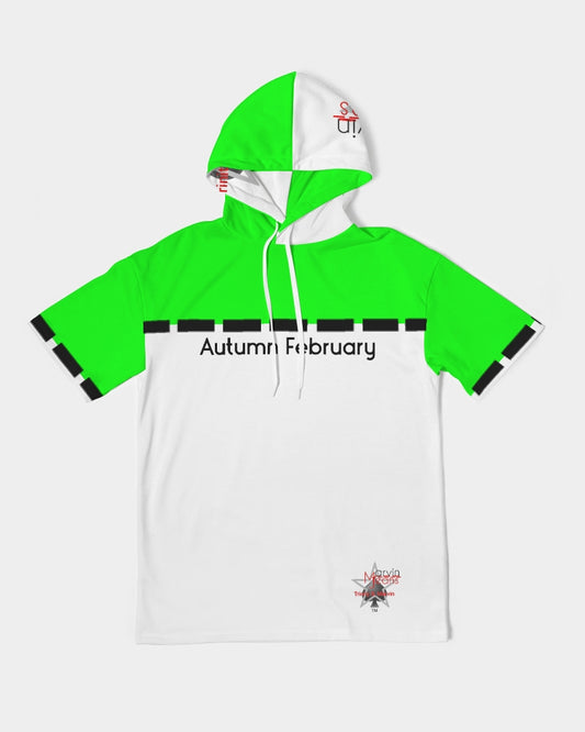 Autumn February BY MARVIN JEANS Men's Premium Heavyweight Short Sleeve Hoodie