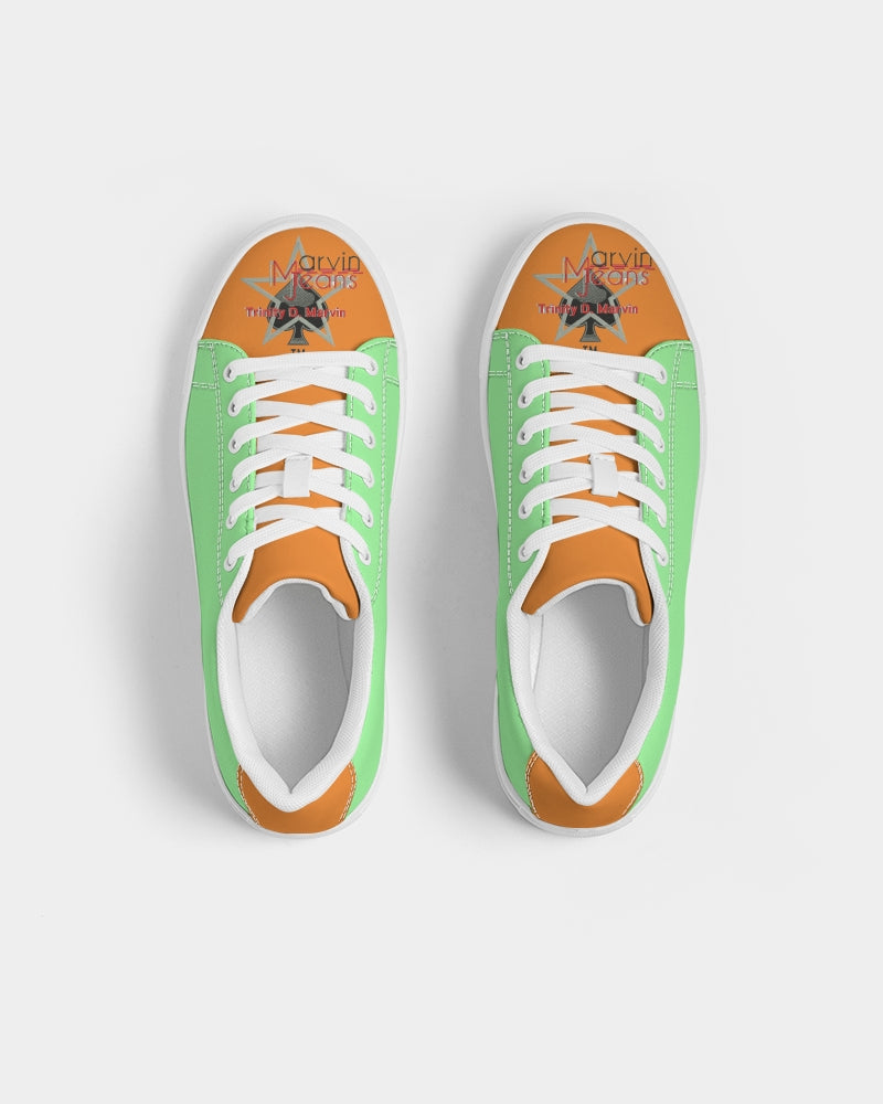 Mint orange by Marvin Jeans and Trinity D Marvin Men's Faux-Leather Sneaker