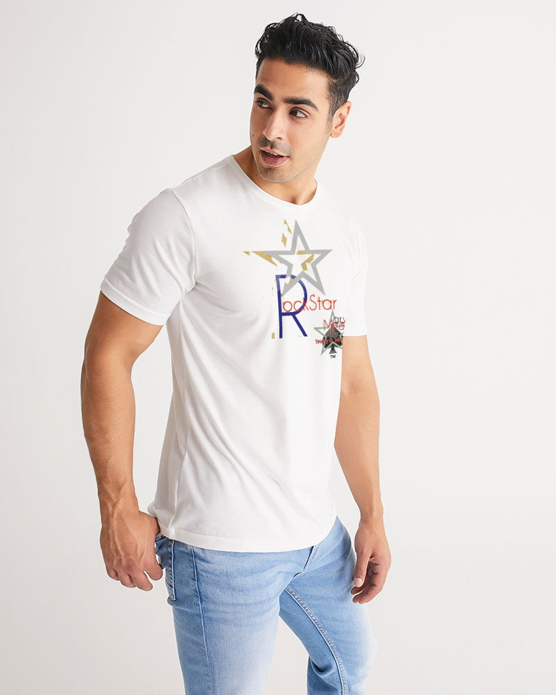 Rockstar all white by Marvin Jeans and Trinity D Marvin Men's Tee