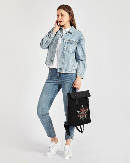 Black by Trinity D Marvin and Marvin Jeans  Casual Flap Backpack