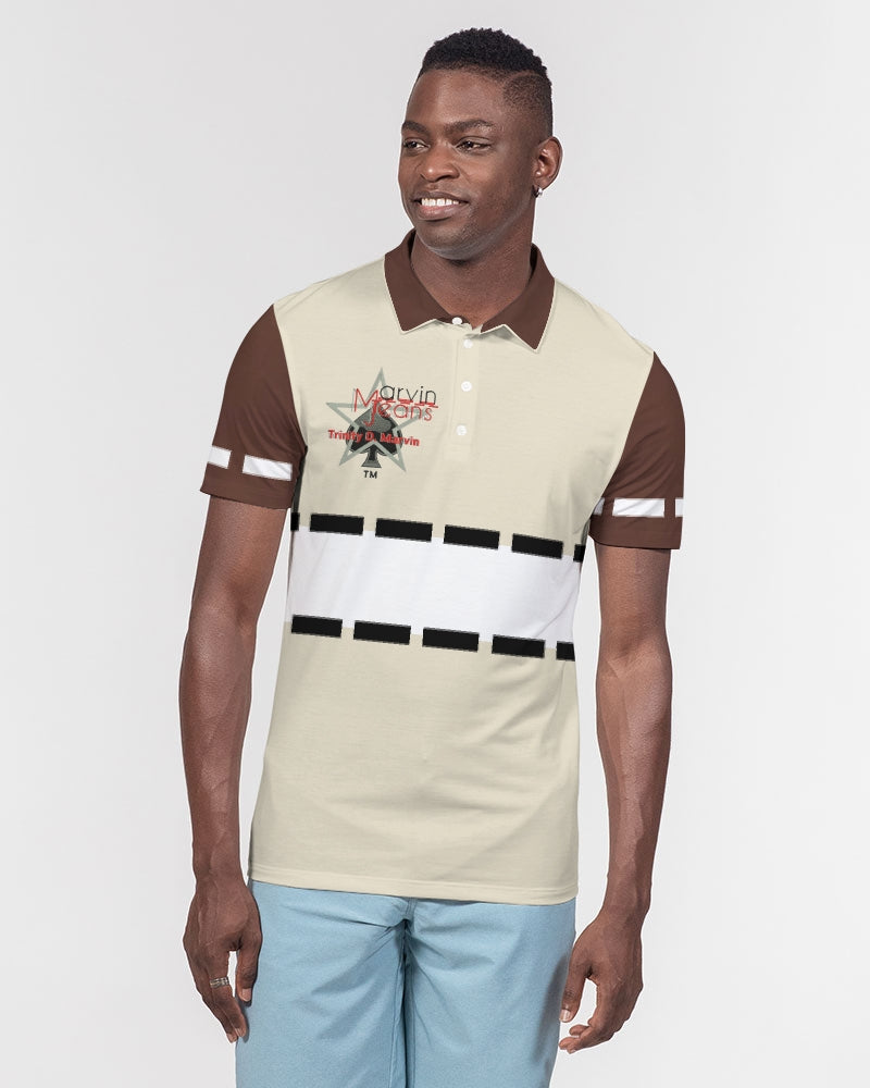 Blake BY MARVIN JEANS Men's Slim Fit Short Sleeve Polo