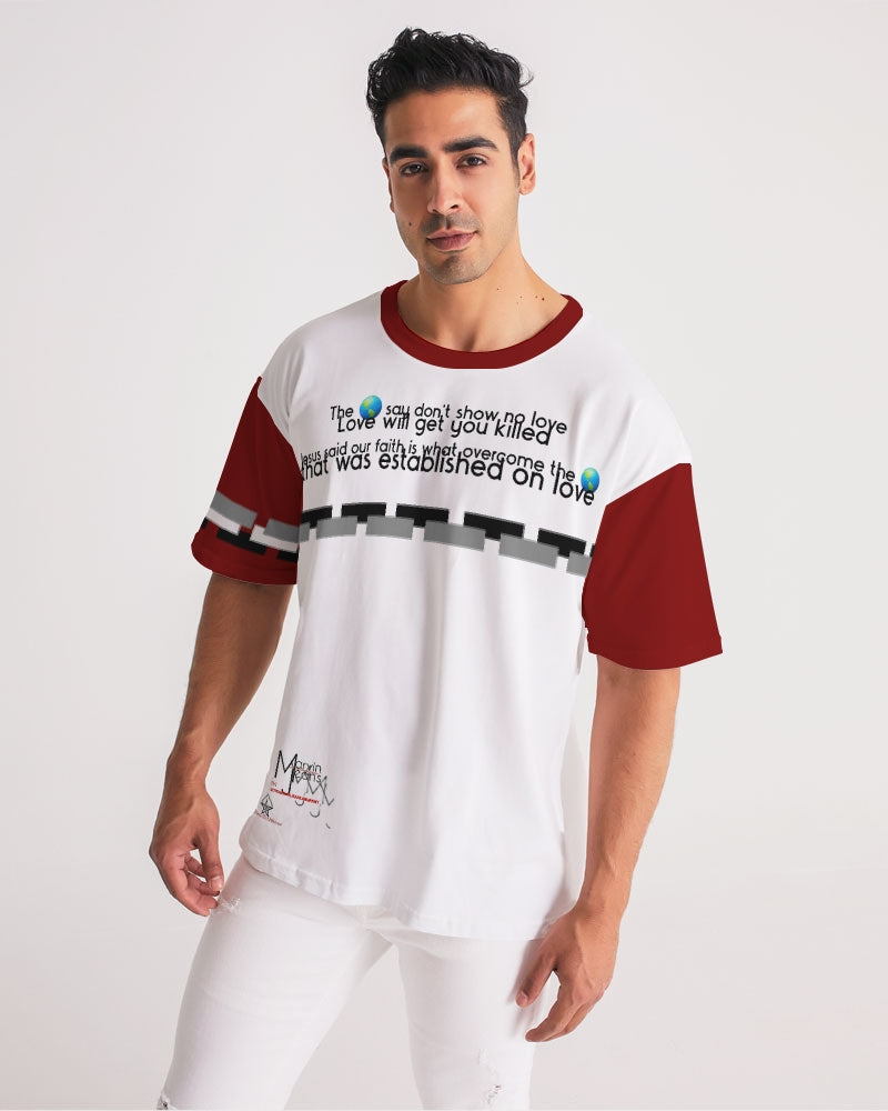 Gospel message BY MARVIN JEANS Men's Premium Heavyweight Tee