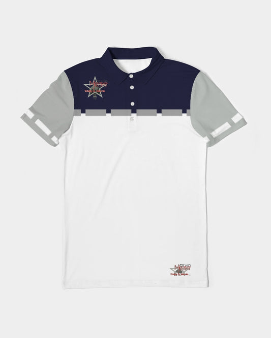 OG by Marvin Jeans and Trinity D Marvin Men's Slim Fit Short Sleeve Polo