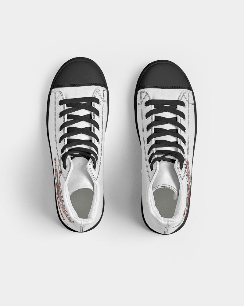Black and white by Marvin Jeans and Trinity D Marvin Men's Hightop Canvas Shoe - Black