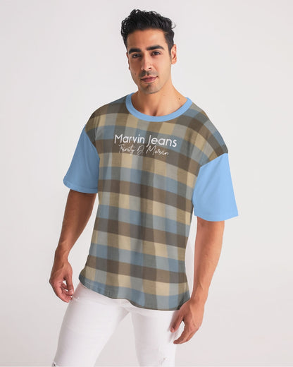 @plaids baby blue Men's Premium Heavyweight Tee