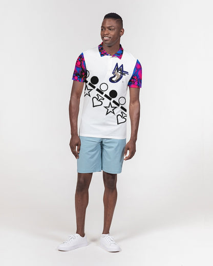 High tide by Marvin Jeans and Trinity D Marvin Men's Slim Fit Short Sleeve Polo