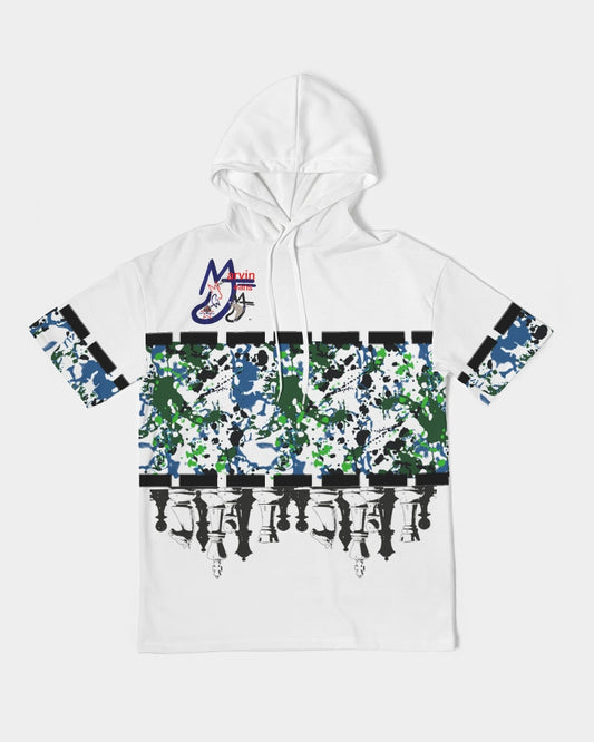 Wild splash chest board Men's Premium Heavyweight Short Sleeve Hoodie