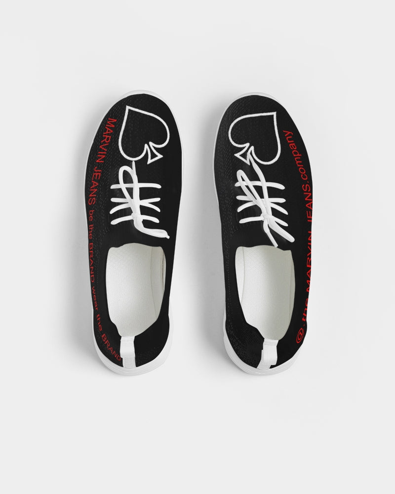 Black BY MARVIN JEANS Men's Lace Up Flyknit Shoe