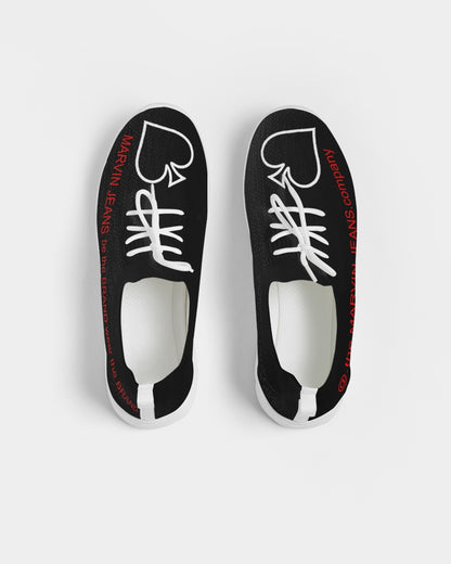 Black BY MARVIN JEANS Men's Lace Up Flyknit Shoe