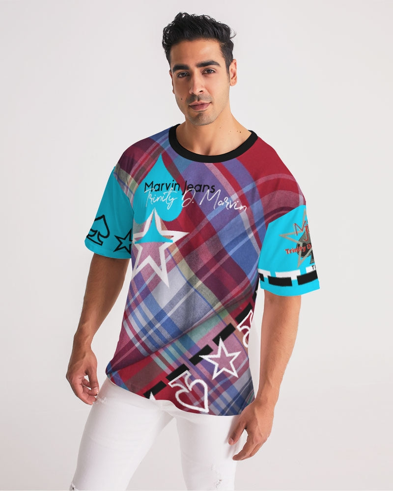 Glory plaids by Marvin Jeans and Trinity D Marvin Men's Premium Heavyweight Tee