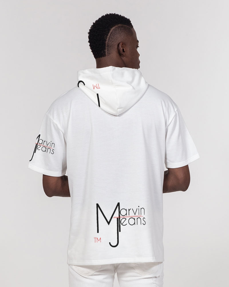 Logo's upgrade by Marvin Jeans and Trinity D Marvin Men's Premium Heavyweight Short Sleeve Hoodie