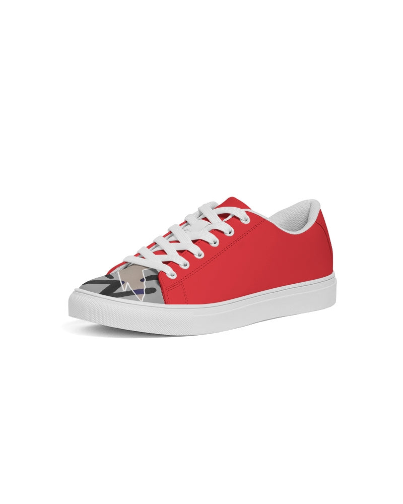 Red logo tip by MARVIN JEANS Men's Faux-Leather Sneaker
