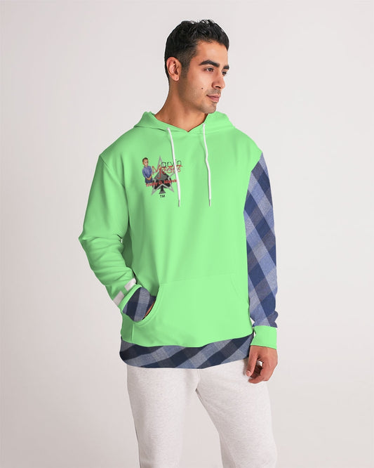 Mint 2.0 blue stripes  Men's Hoodie