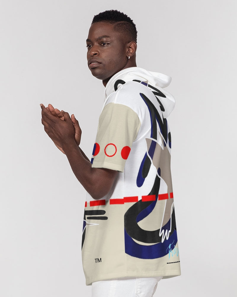 Logo's BY MARVIN JEANS Men's Premium Heavyweight Short Sleeve Hoodie