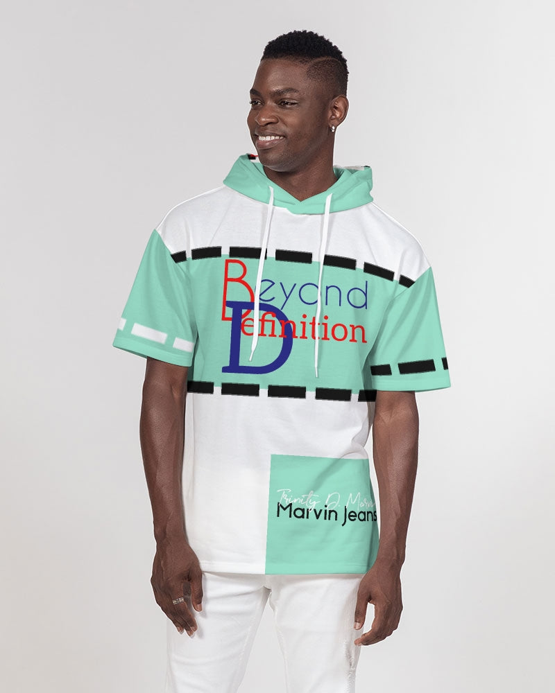 Beyond definition light mint by Marvin Jeans and Trinity D Marvin Men's Premium Heavyweight Short Sleeve Hoodie