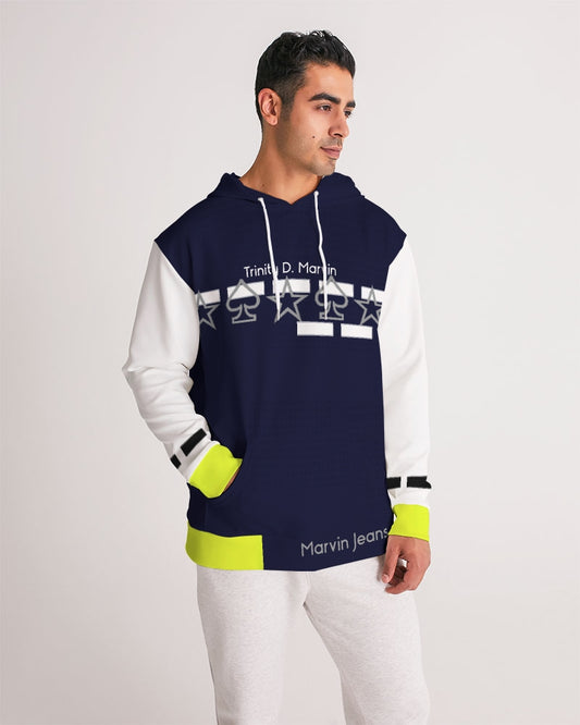 Fashion Icon by Marvin Jeans and Trinity D Marvin Men's Hoodie
