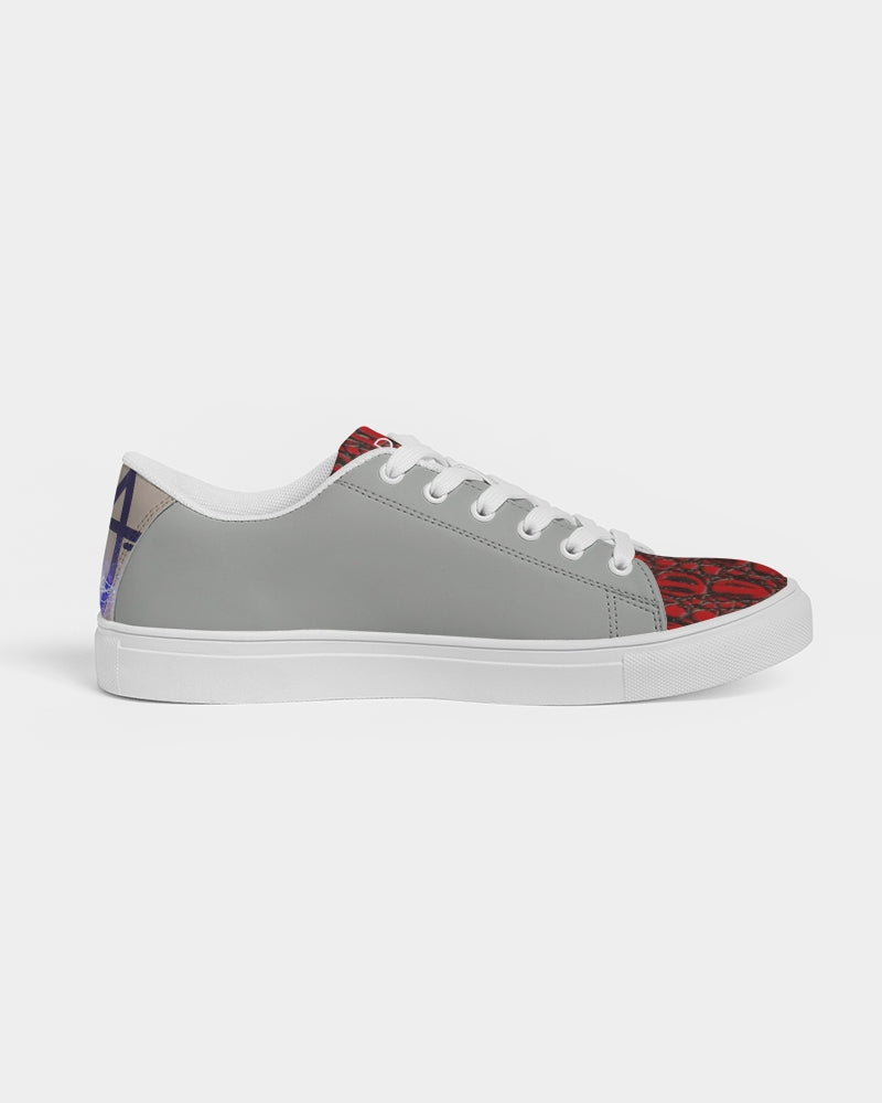 @the MARVIN JEANS company Gator red Men's Faux-Leather Sneaker