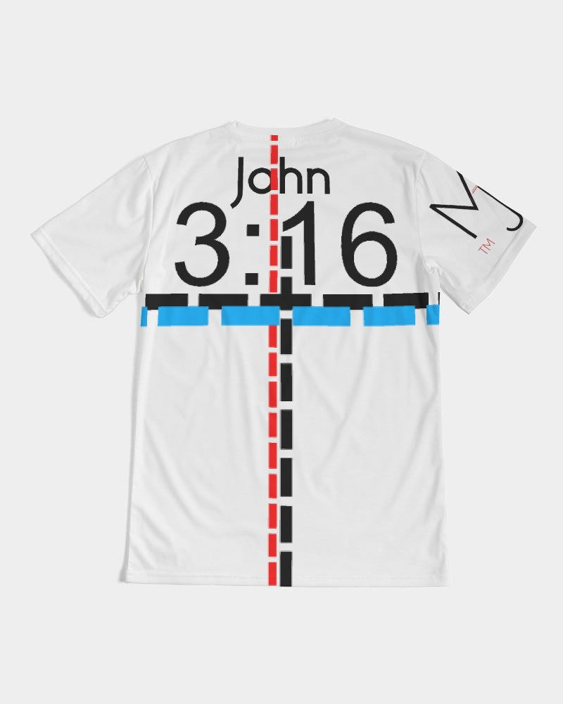 All white  Men's Tee