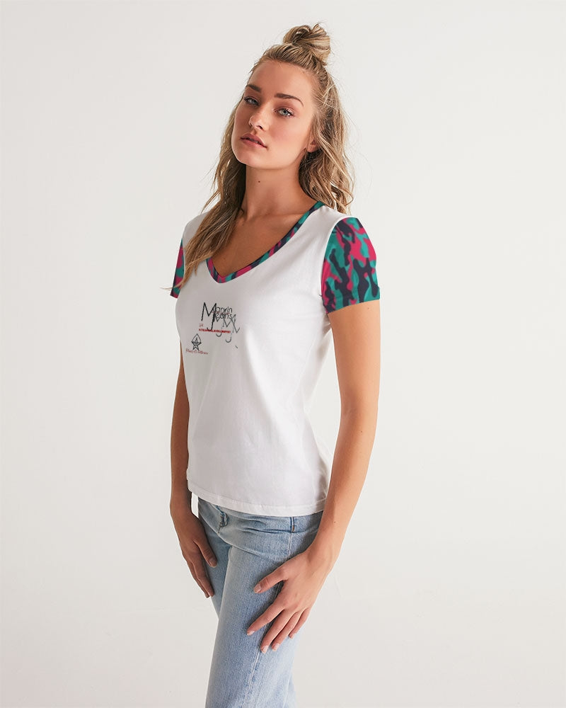 Brilliant BY MARVIN JEANS Women's V-Neck Tee