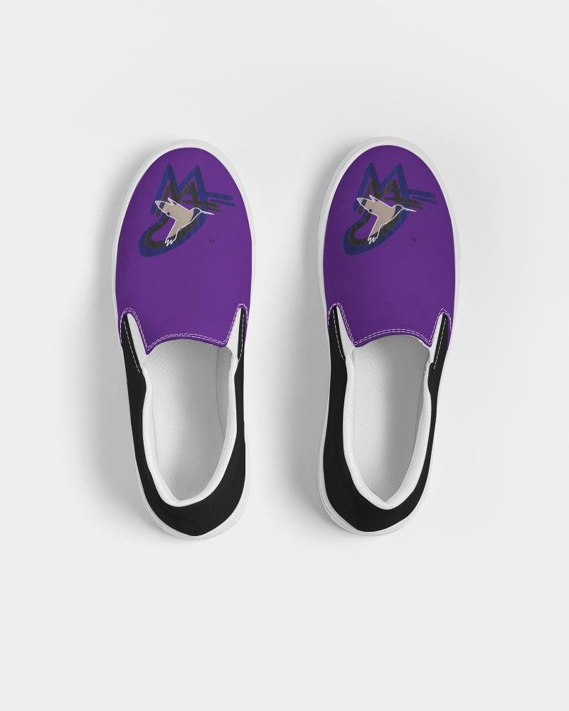 Purple black BY MARVIN JEANS Men's Slip-On Canvas Shoe