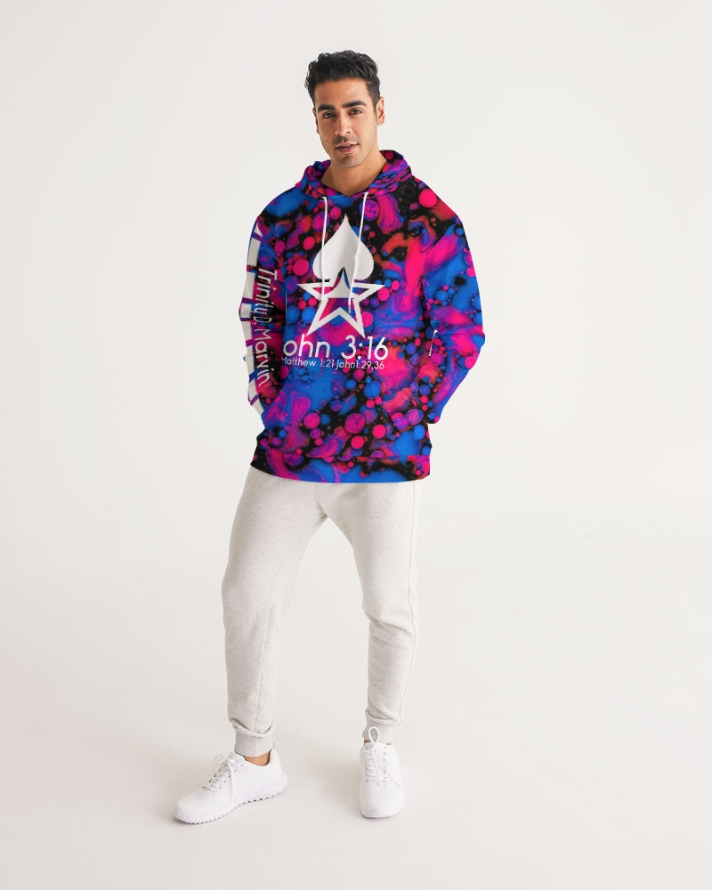 Hight tide John 3:16 by Marvin Jeans and Trinity D Marvin Men's Hoodie