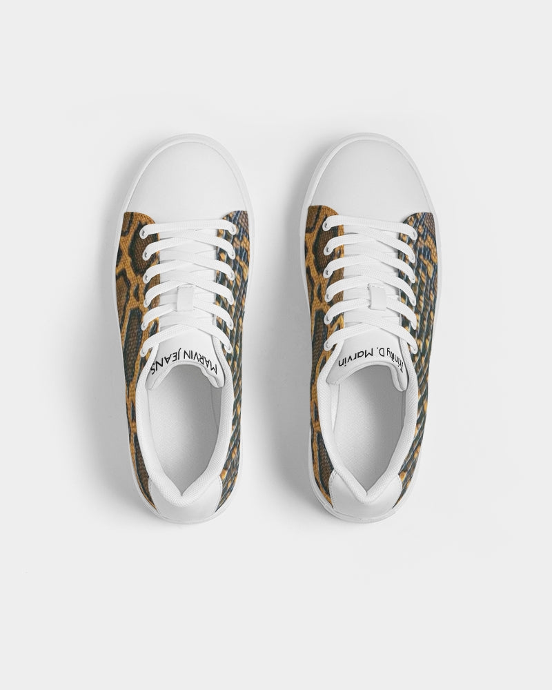Calf print Men's Faux-Leather Sneaker