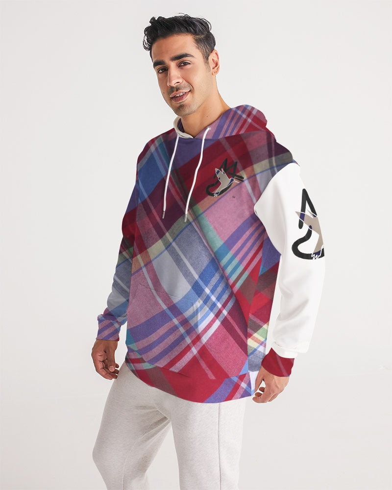 Plaids by Marvin Jeans and Trinity D Marvin Men's Hoodie