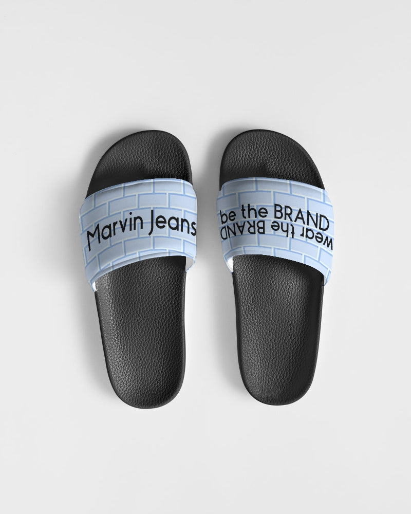 Baby blue brick Men's Slide Sandal