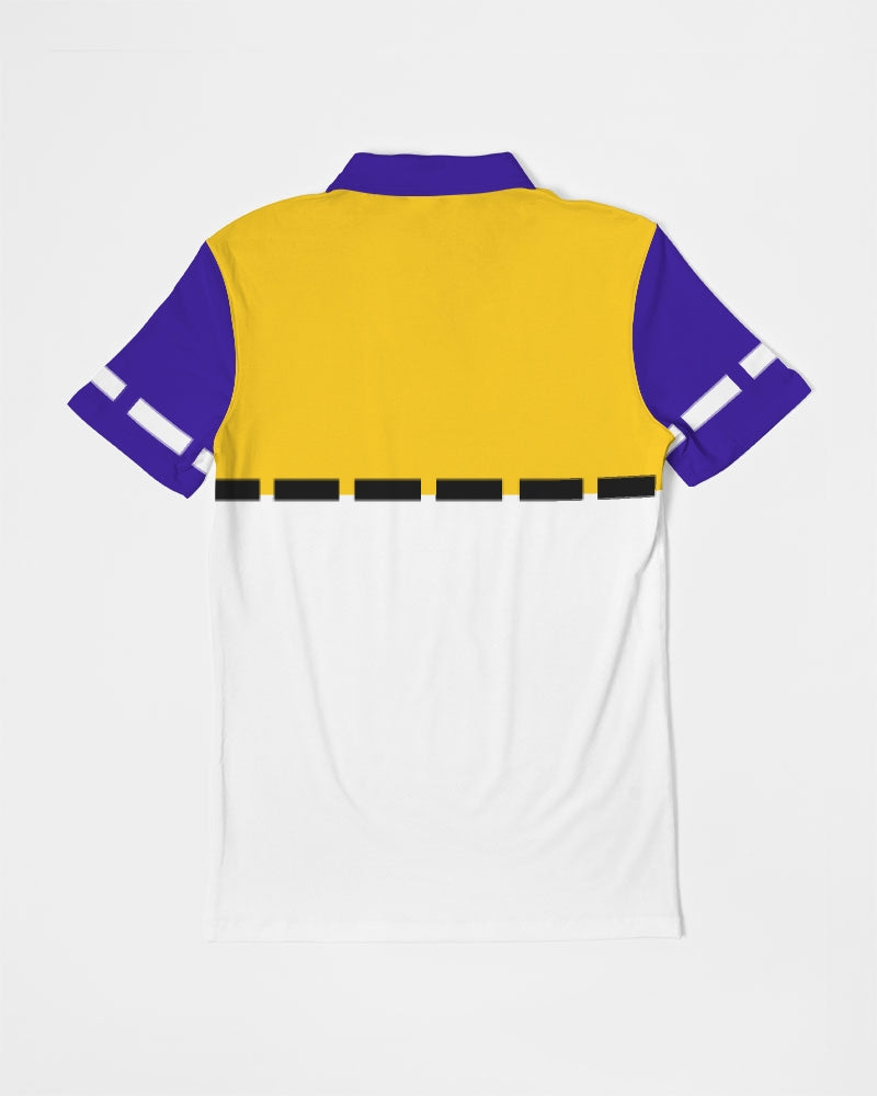 Yellow Berry by Marvin Jeans and Trinity D Marvin Men's Slim Fit Short Sleeve Polo