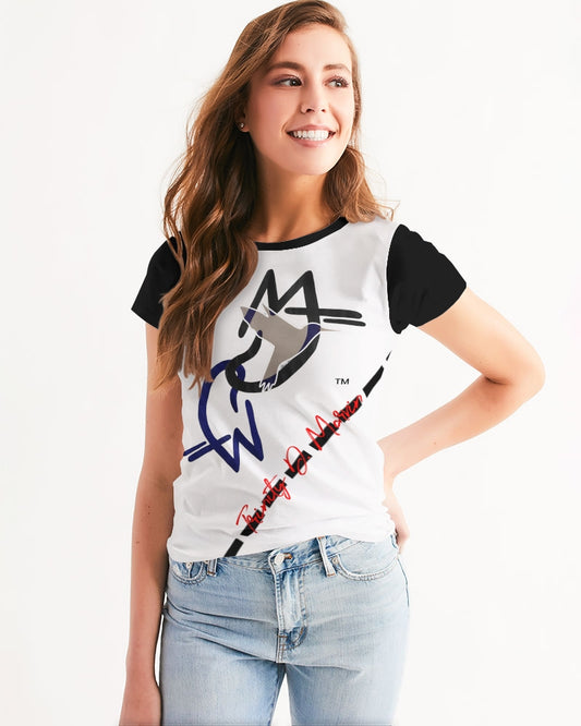 Two logo's by Marvin Jeans and Trinity D Marvin Women's Tee