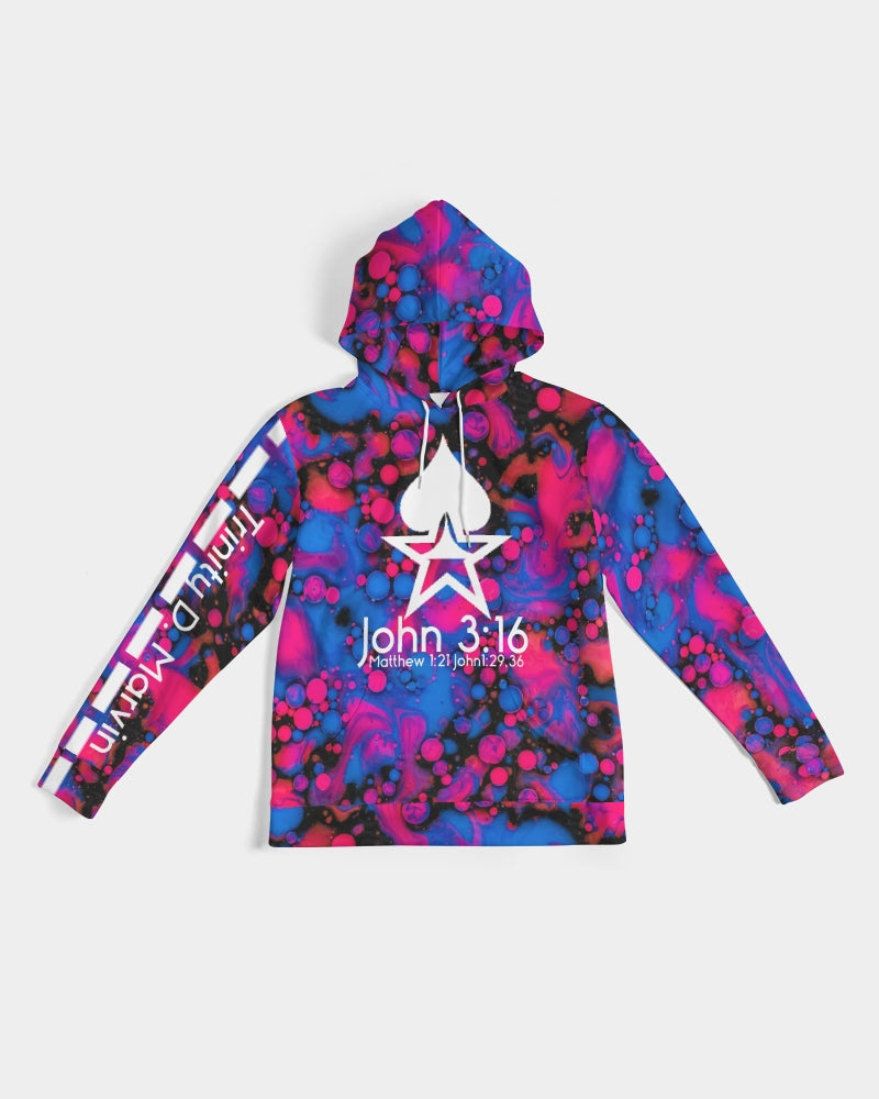 Hight tide John 3:16 by Marvin Jeans and Trinity D Marvin Men's Hoodie