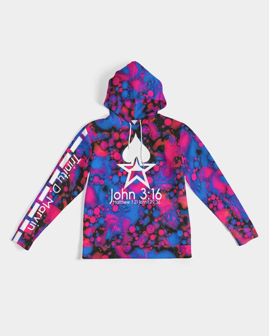 Hight tide John 3:16 by Marvin Jeans and Trinity D Marvin Men's Hoodie