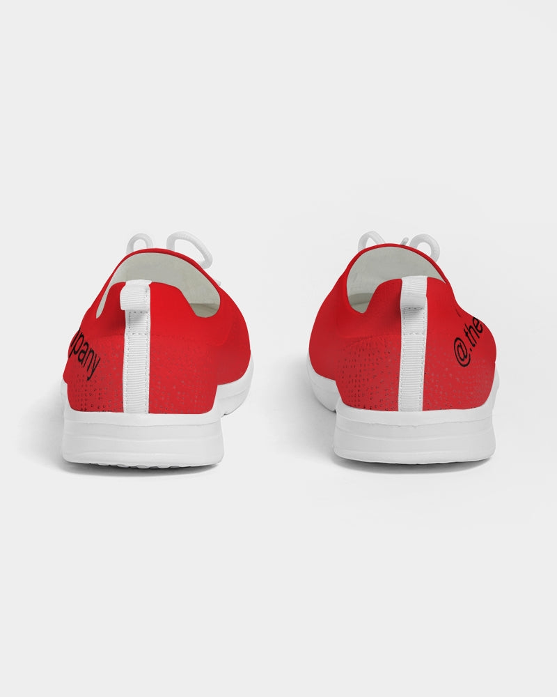 Red  BY MARVIN JEANS Men's Lace Up Flyknit Shoe