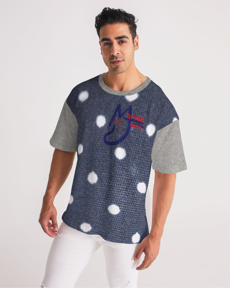 Dots cool grey sleeves  Men's Premium Heavyweight Tee