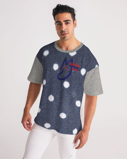 Dots cool grey sleeves  Men's Premium Heavyweight Tee
