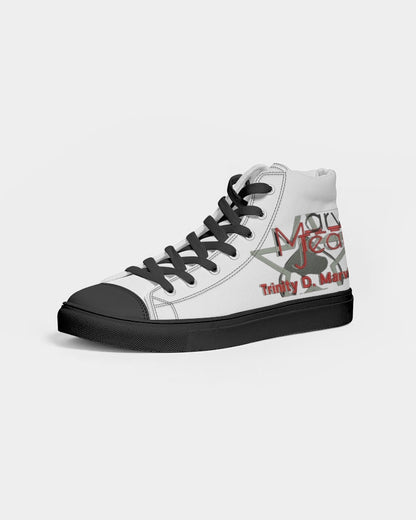 Black and white by Marvin Jeans and Trinity D Marvin Men's Hightop Canvas Shoe - Black