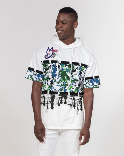 Wild splash chest board Men's Premium Heavyweight Short Sleeve Hoodie