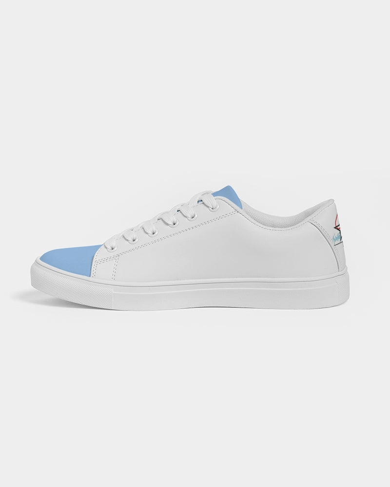 Baby blue BY MARVIN JEANS Men's Faux-Leather Sneaker