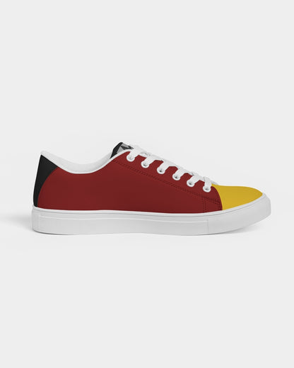 Yellow mix-up BY MARVIN JEANS Men's Faux-Leather Sneaker