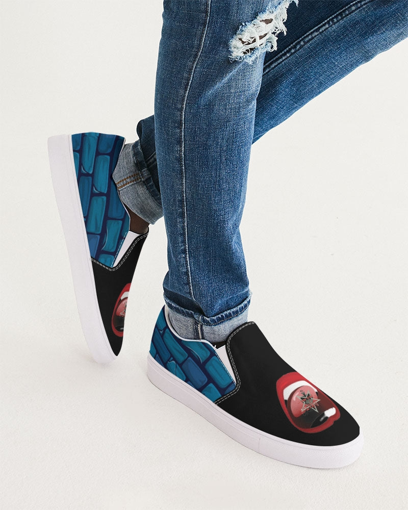 Brick City word of mouth Men's Slip-On Canvas Shoe