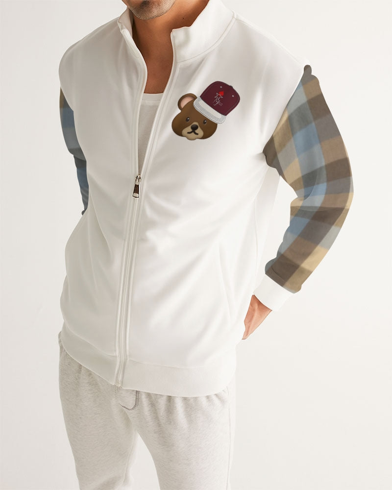 @plaids bear cap Men's Track Jacket