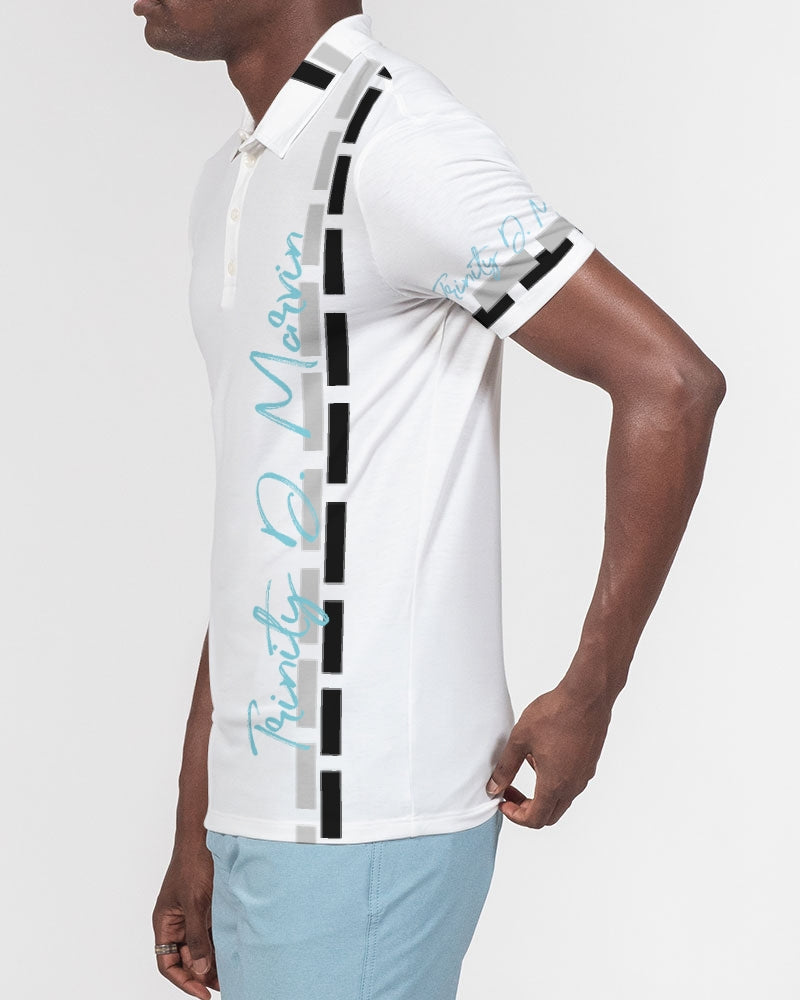 @the MARVIN JEANS company Men's Slim Fit Short Sleeve Polo