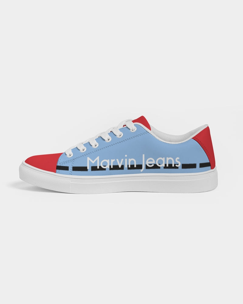 Greatness by Marvin Jeans and Trinity D Marvin Men's Faux-Leather Sneaker