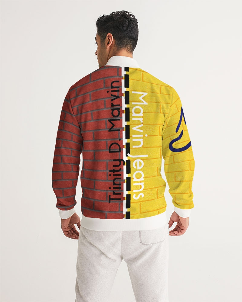 Brick city Yellow red by Marvin Jeans and Trinity D Marvin Men's Track Jacket