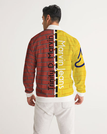 Brick city Yellow red by Marvin Jeans and Trinity D Marvin Men's Track Jacket