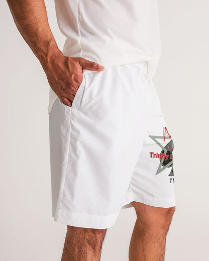 All white BY MARVIN JEANS Men's Jogger Shorts