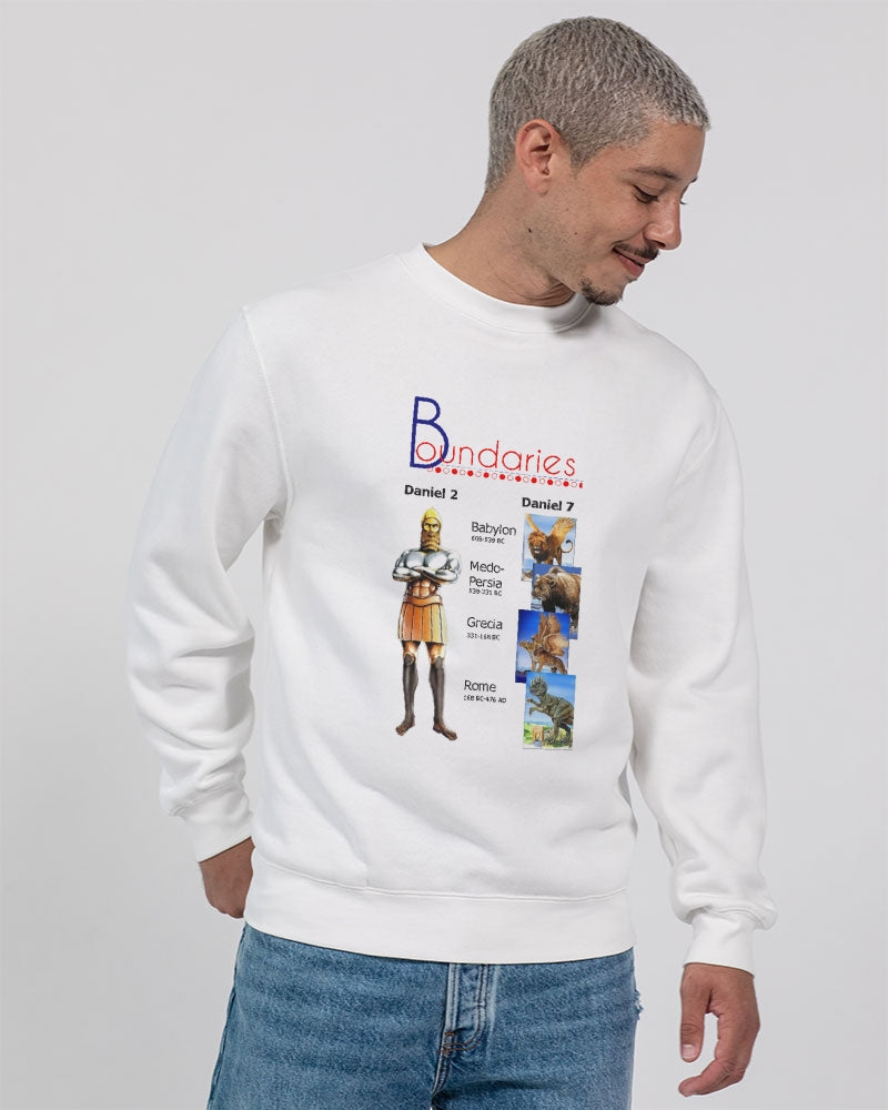 Boundaries Daniel's messages by Marvin Jeans and Trinity D Marvin Unisex Premium Crewneck Sweatshirt | Lane Seven