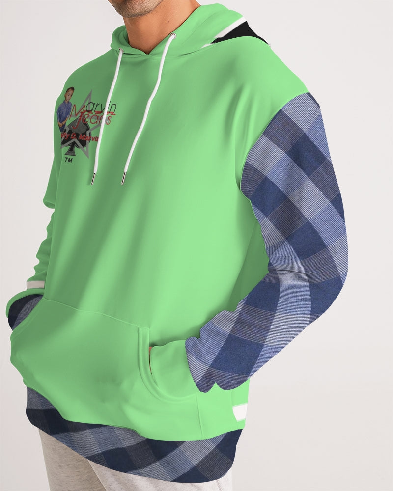 Mint 2.0 blue stripes  Men's Hoodie