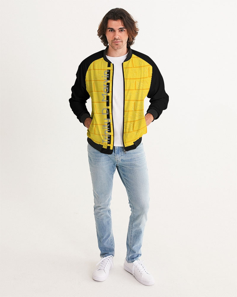 Brick city Yellow by Marvin Jeans and Trinity D Marvin Men's Bomber Jacket