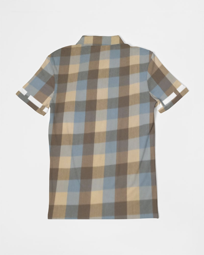 @plaids Men's Slim Fit Short Sleeve Polo